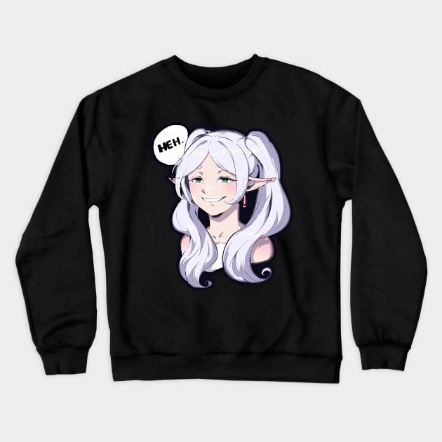 Frieren Smile Crewneck Sweatshirt by Kanjika